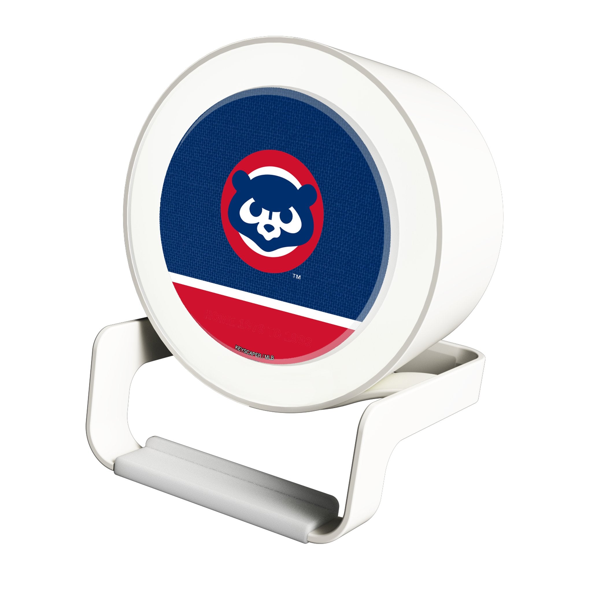 Chicago Cubs Home 1979-1993 - Cooperstown Collection Endzone Solid Night Light Charger and Bluetooth Speaker