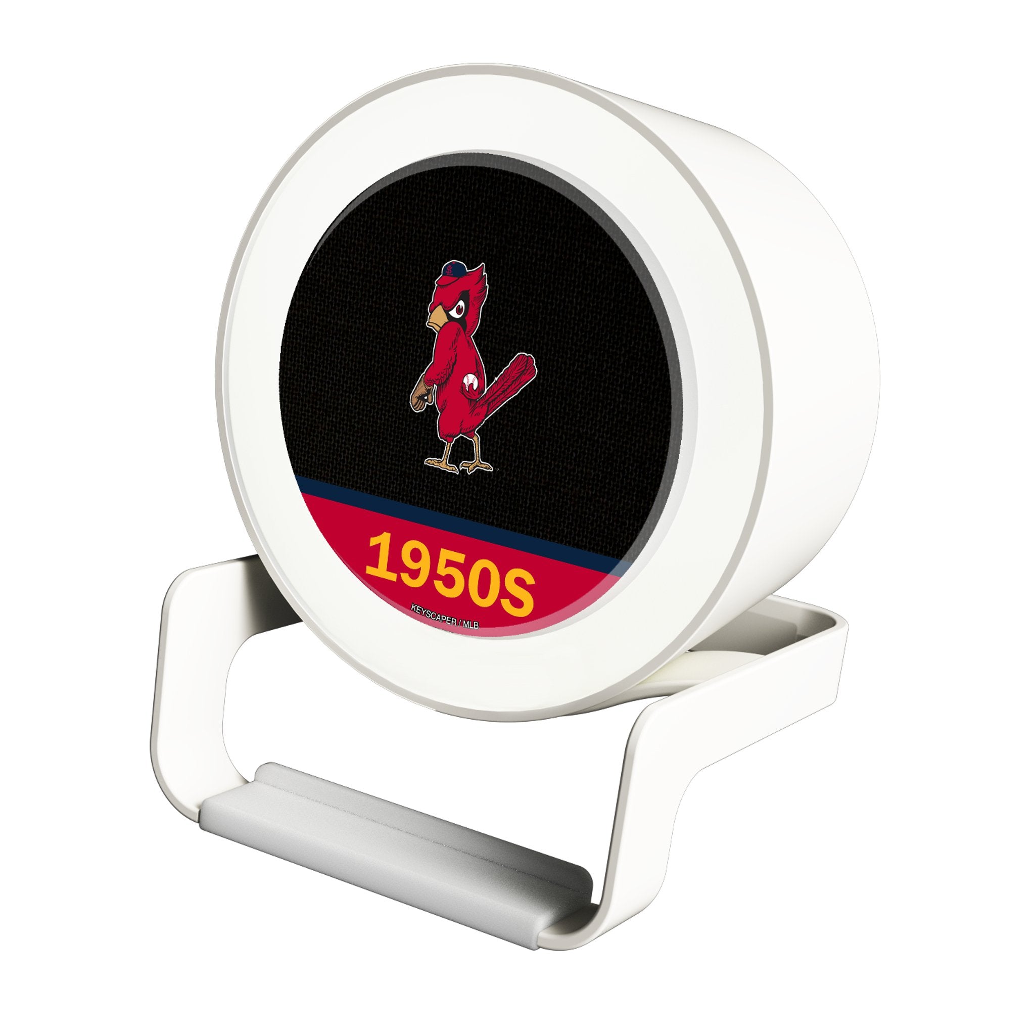 St Louis Cardinals 1950s - Cooperstown Collection Endzone Solid Night Light Charger and Bluetooth Speaker
