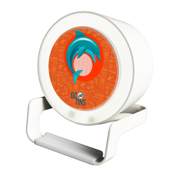 Miami Dolphins 2024 Illustrated Limited Edition Night Light Charger and Bluetooth Speaker