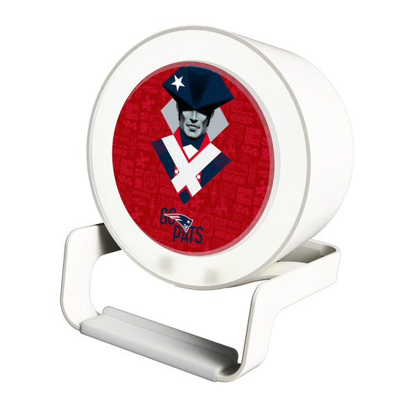 New England Patriots 2024 Illustrated Limited Edition Night Light Charger and Bluetooth Speaker