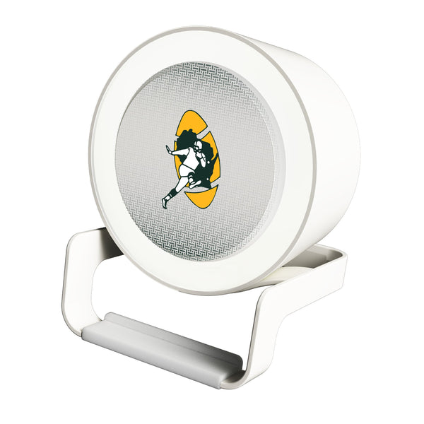 Green Bay Packers Historic Collection Linen Night Light Charger and Bluetooth Speaker