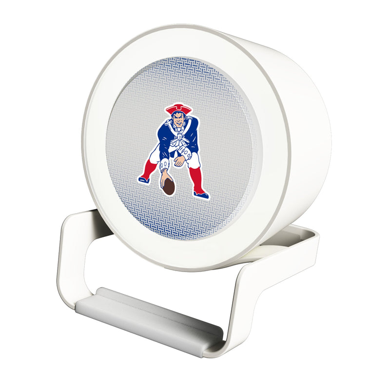 New England Patriots Historic Collection Linen Night Light Charger and Bluetooth Speaker