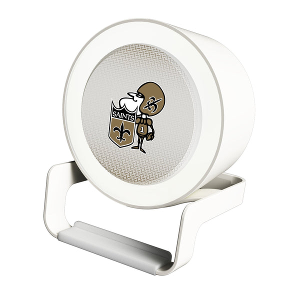 New Orleans Saints Historic Collection Linen Night Light Charger and Bluetooth Speaker