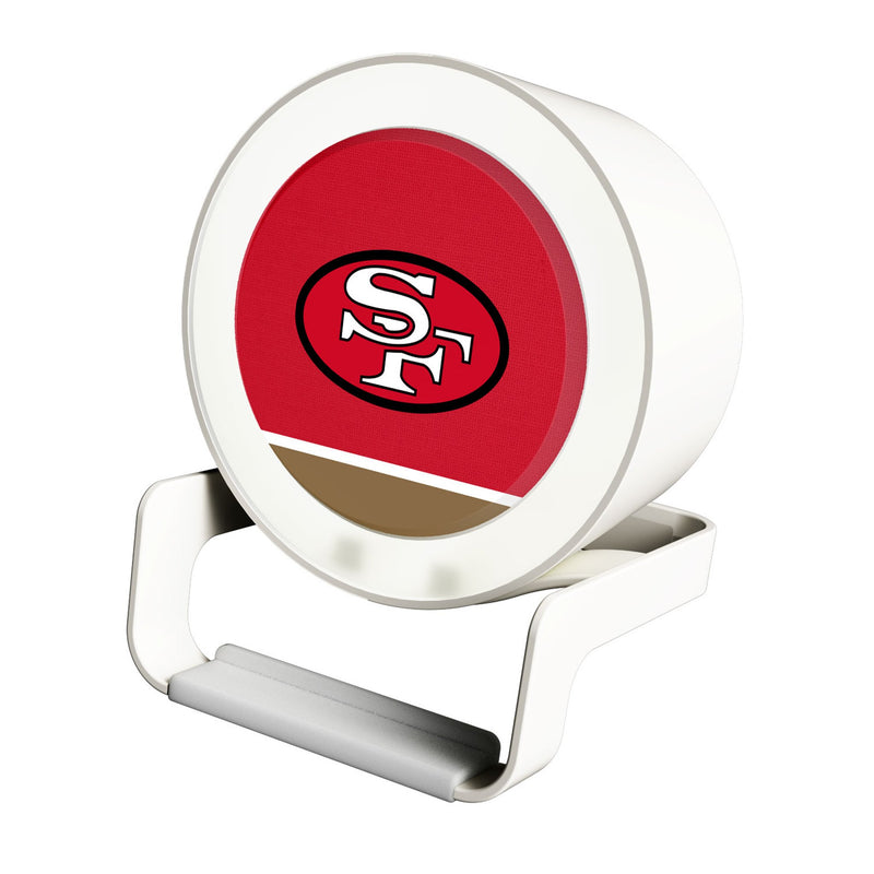 San Francisco 49ers Historic Collection Endzone Solid Night Light Charger and Bluetooth Speaker