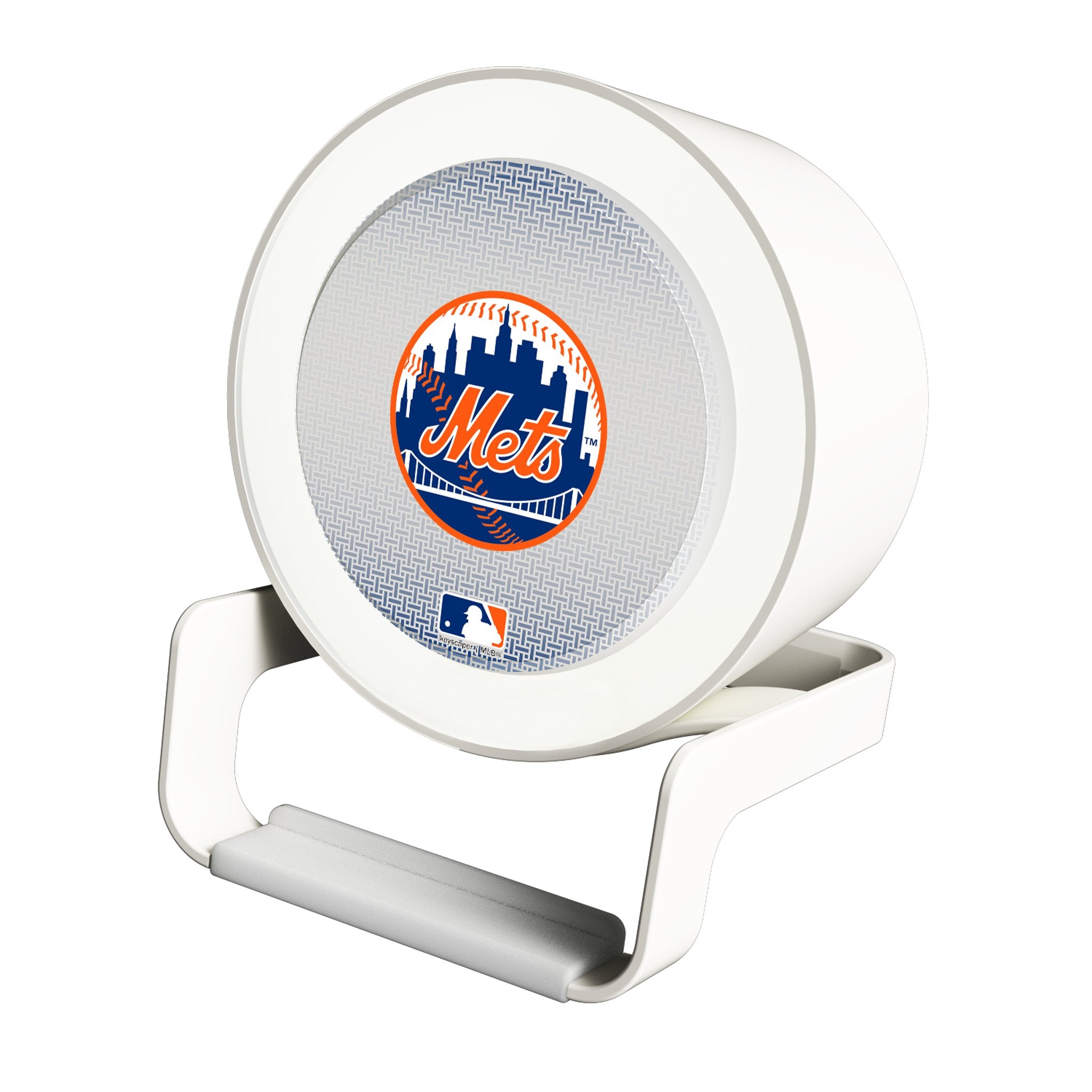 New York Mets Linen Night Light Charger and Bluetooth Speaker