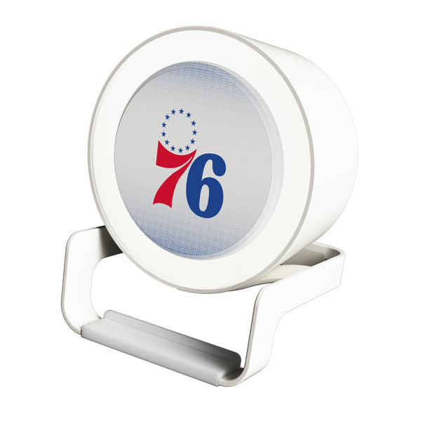 Philadelphia 76ers Linen Night Light Charger and Bluetooth Speaker