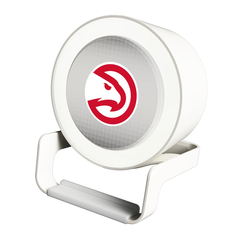 Atlanta Hawks Linen Night Light Charger and Bluetooth Speaker