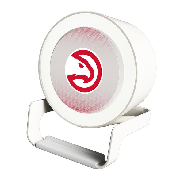 Atlanta Hawks Linen Night Light Charger and Bluetooth Speaker