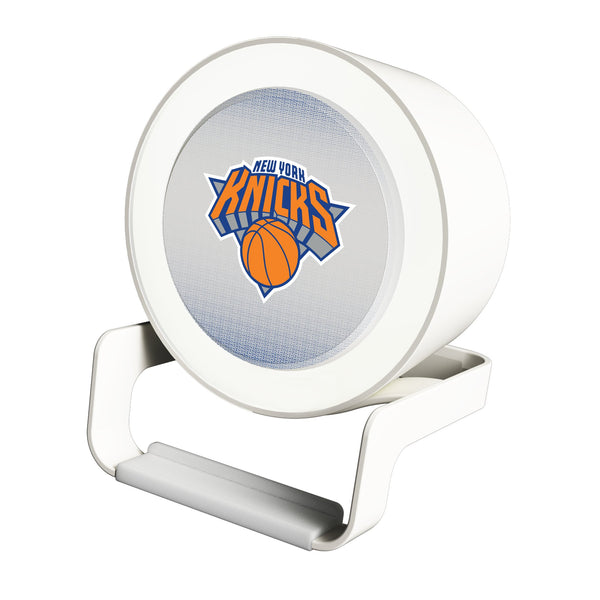 New York Knicks Linen Night Light Charger and Bluetooth Speaker