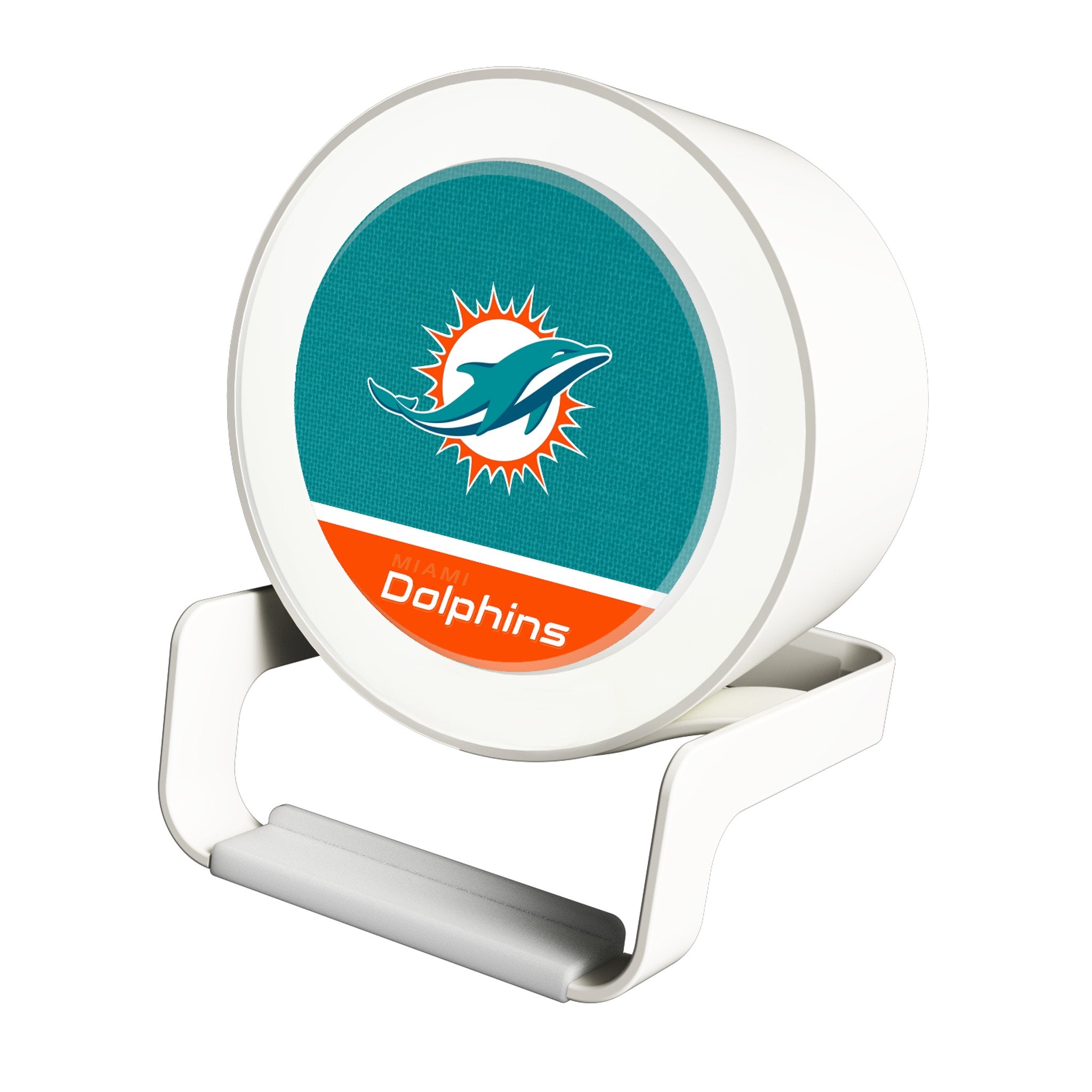 Miami Dolphins Endzone Solid Night Light Charger and Bluetooth Speaker