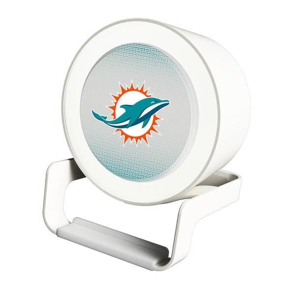 Miami Dolphins Linen Night Light Charger and Bluetooth Speaker