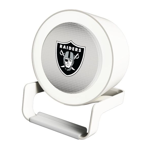 Las Vegas Raiders Linen Night Light Charger and Bluetooth Speaker