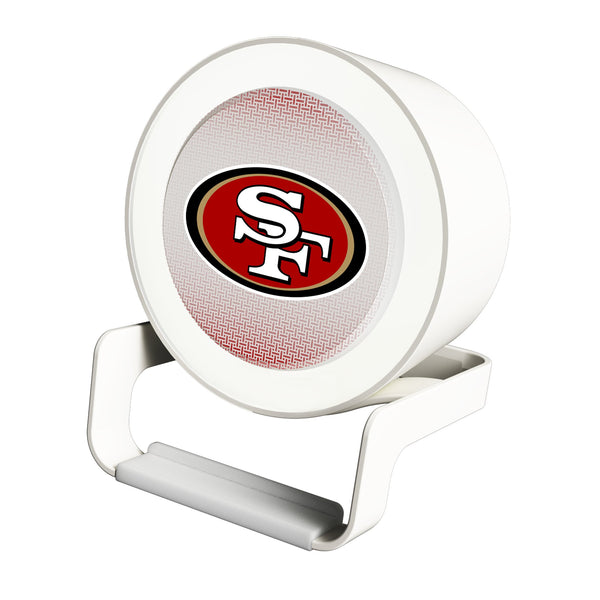 San Francisco 49ers Linen Night Light Charger and Bluetooth Speaker