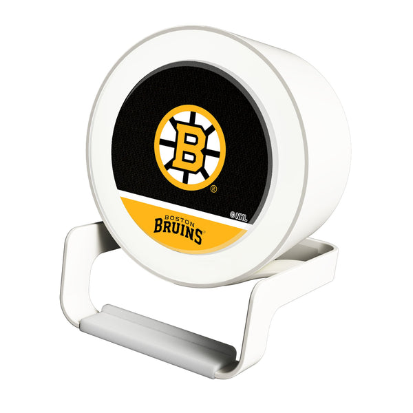 Boston Bruins Endzone Solid Night Light Charger and Bluetooth Speaker