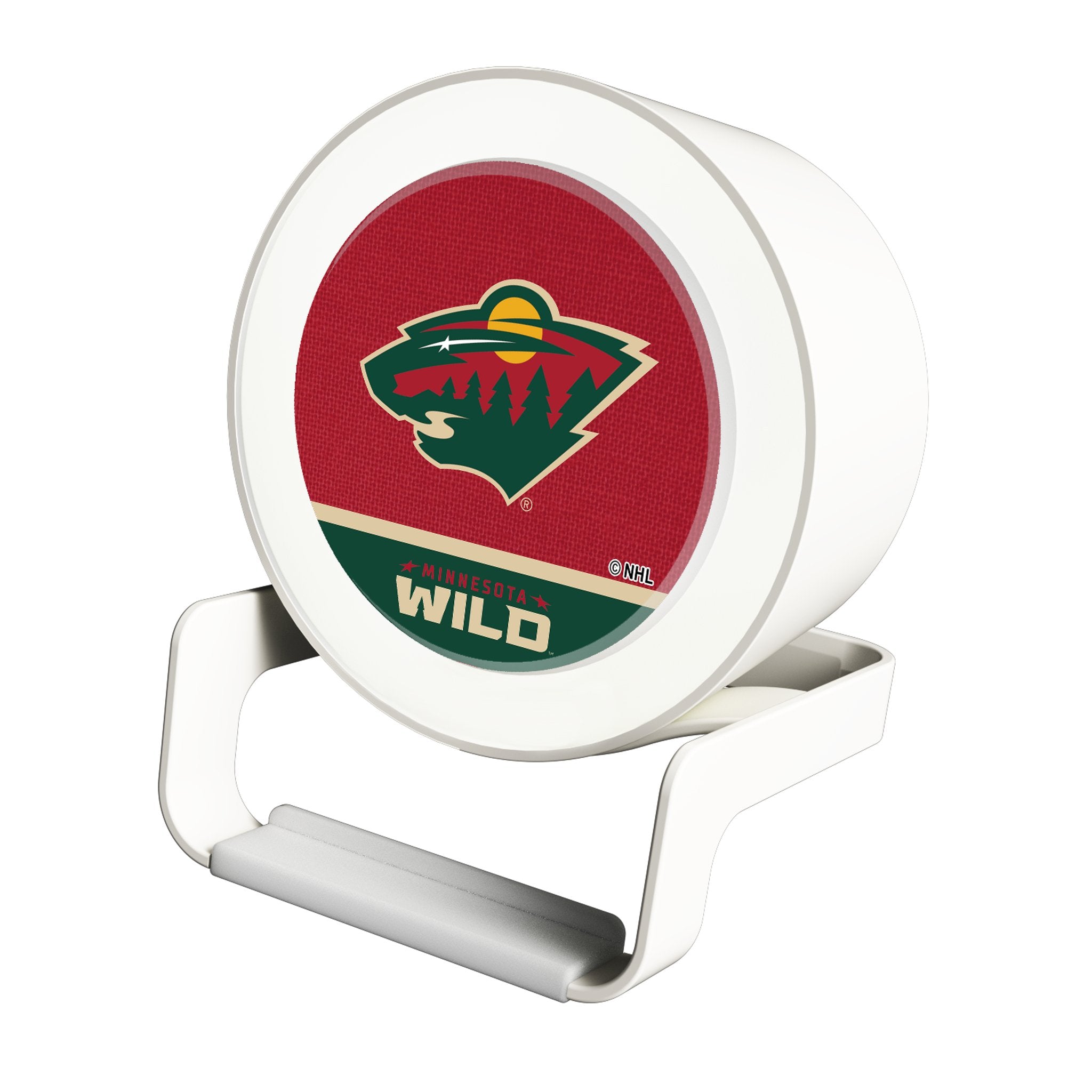 Minnesota Wild Endzone Solid Night Light Charger and Bluetooth Speaker