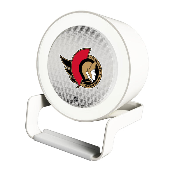 Ottawa Senators Linen Night Light Charger and Bluetooth Speaker