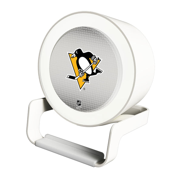 Pittsburgh Penguins Linen Night Light Charger and Bluetooth Speaker