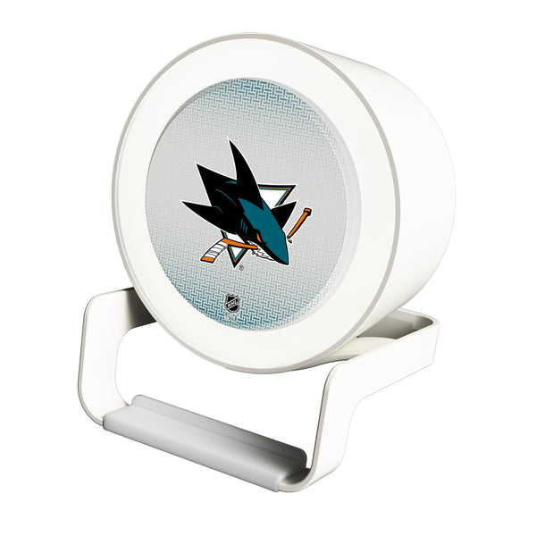 San Jose Sharks Linen Night Light Charger and Bluetooth Speaker