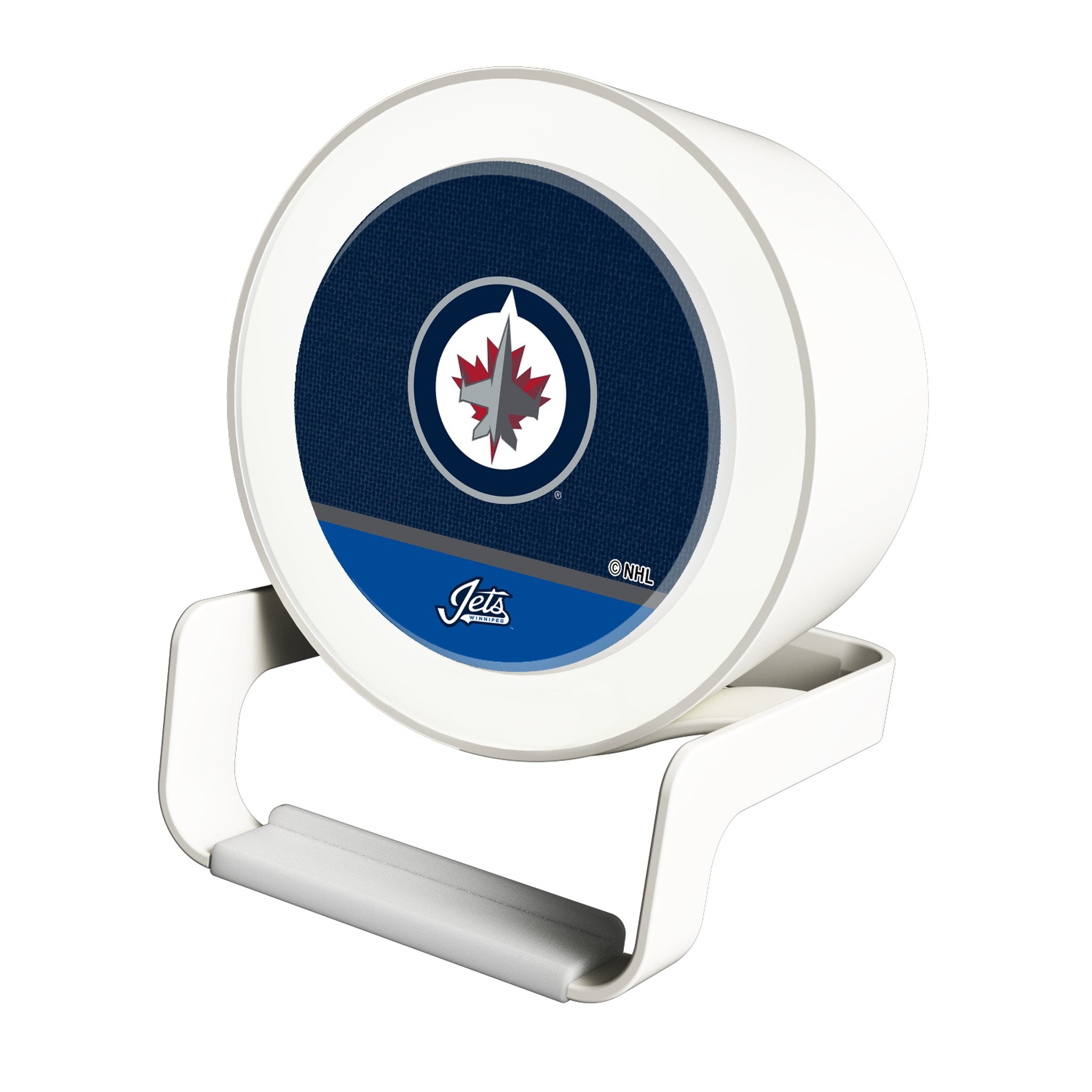 Winnipeg Jets Endzone Solid Night Light Charger and Bluetooth Speaker