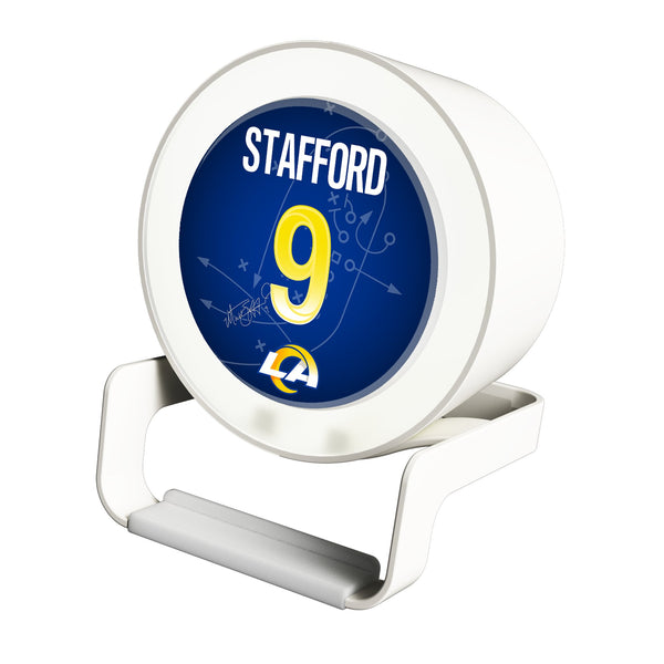 Matthew Stafford Los Angeles Rams 9 Ready Night Light Charger and Bluetooth Speaker