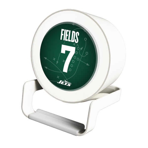 Justin Fields New York Jets 7 Game Tactic Night Light Charger and Bluetooth Speaker