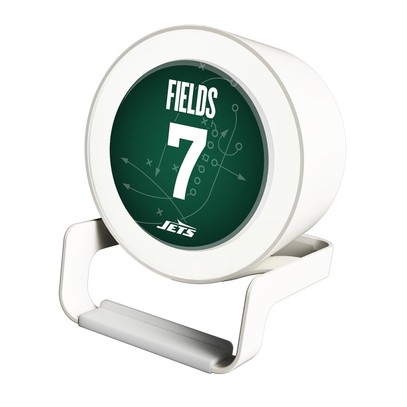 Justin Fields New York Jets 7 Game Tactic Night Light Charger and Bluetooth Speaker
