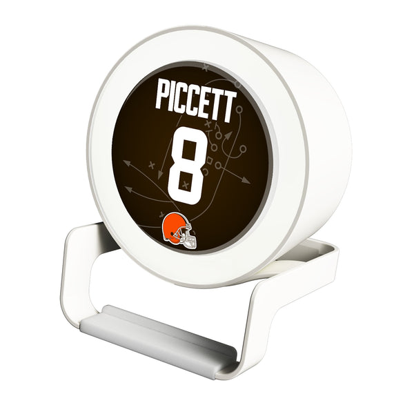 Kenny Pickett Cleveland Browns 8 Game Tactic Night Light Charger and Bluetooth Speaker