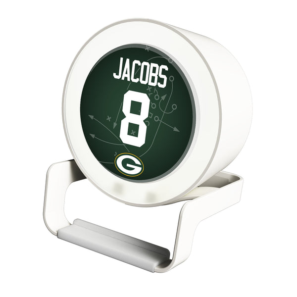 Josh Jacobs Green Bay Packers 8 Ready Night Light Charger and Bluetooth Speaker