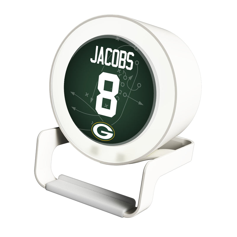 Josh Jacobs Green Bay Packers 8 Ready Night Light Charger and Bluetooth Speaker