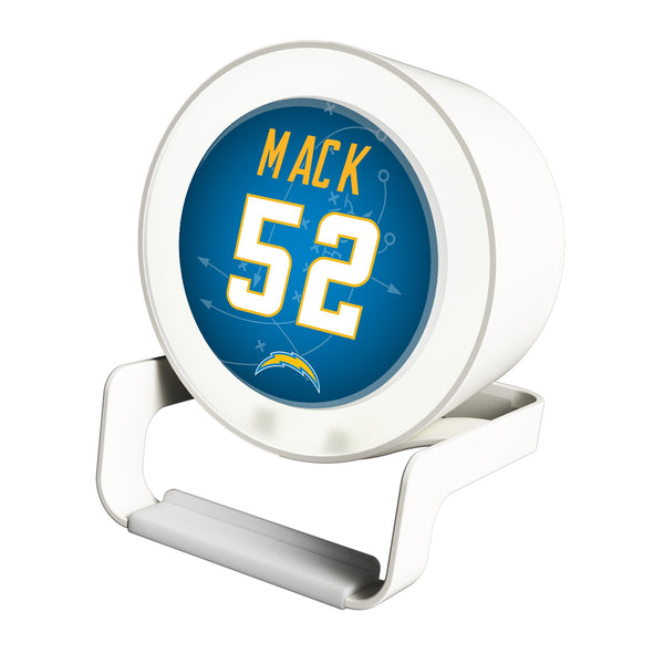 Khalil Mack Los Angeles Chargers 52 Ready Night Light Charger and Bluetooth Speaker