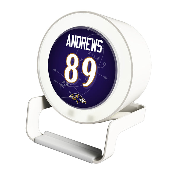 Mark Andrews Baltimore Ravens 89 Ready Night Light Charger and Bluetooth Speaker