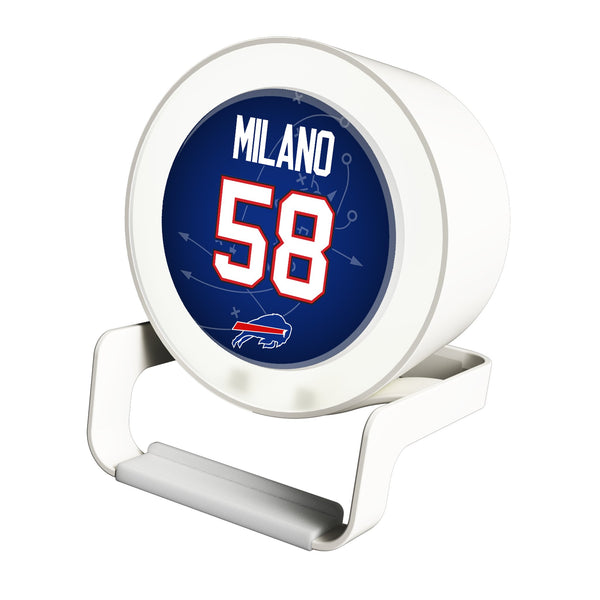 Matt Milano Buffalo Bills 58 Ready Night Light Charger and Bluetooth Speaker