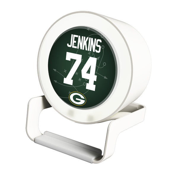 Elgton Jenkins Green Bay Packers 74 Ready Night Light Charger and Bluetooth Speaker