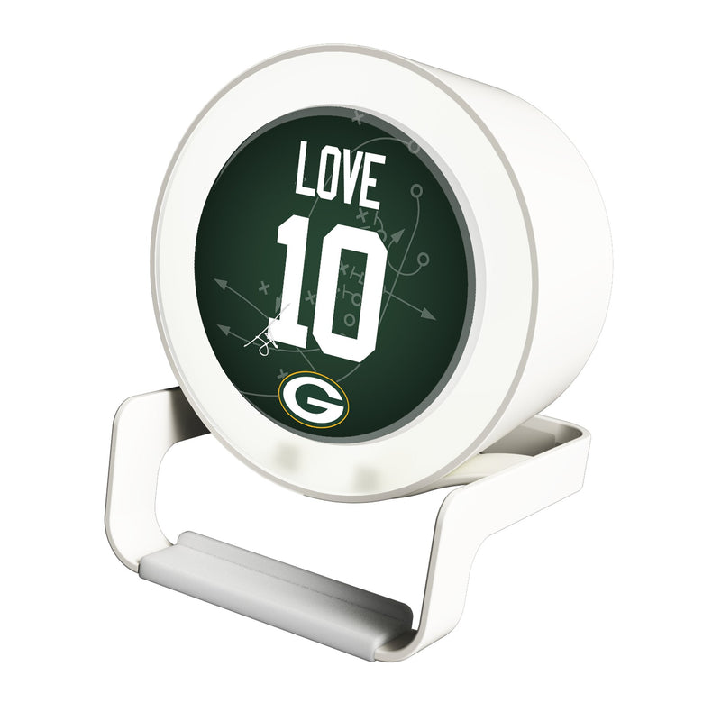 Jordan Love Green Bay Packers 10 Ready Night Light Charger and Bluetooth Speaker