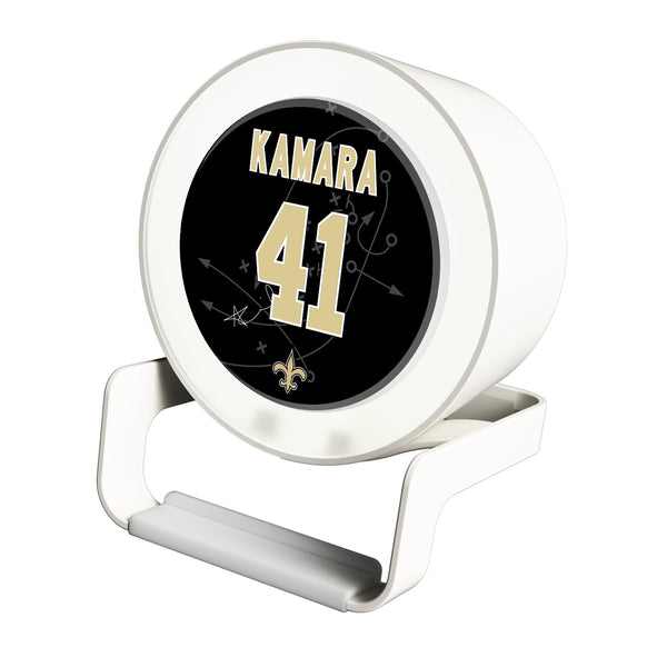 Alvin Kamara New Orleans Saints 41 Ready Night Light Charger and Bluetooth Speaker