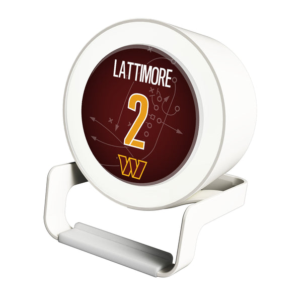 Marshon Lattimore Washington Commanders 2 Game Tactic Night Light Charger and Bluetooth Speaker