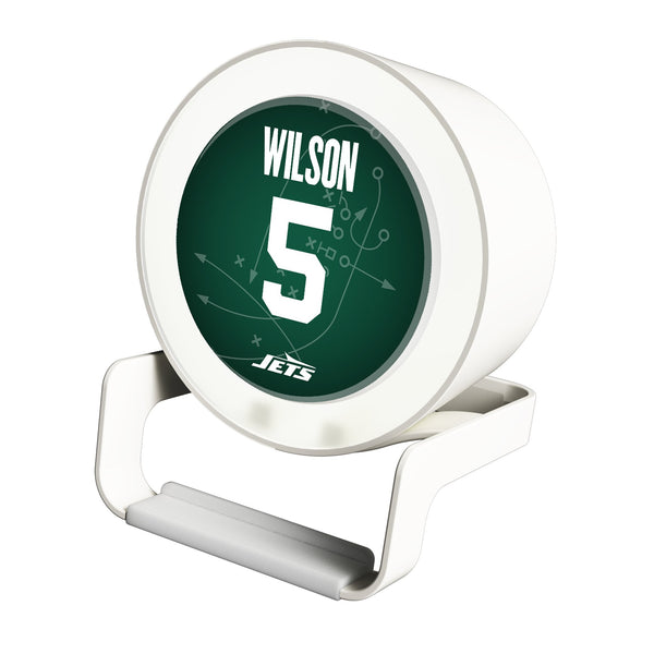 Garrett Wilson New York Jets 5 Ready Night Light Charger and Bluetooth Speaker