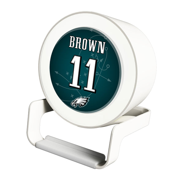 A.J. Brown Philadelphia Eagles 11 Game Tactic Night Light Charger and Bluetooth Speaker