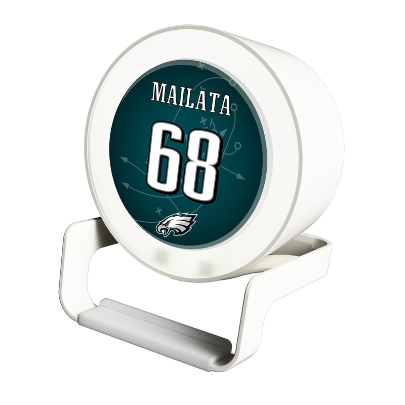 Jordan Mailata Philadelphia Eagles 68 Ready Night Light Charger and Bluetooth Speaker