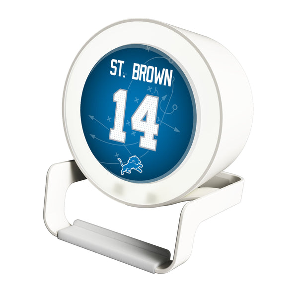 Amon-Ra St. Brown Detroit Lions 14 Ready Night Light Charger and Bluetooth Speaker