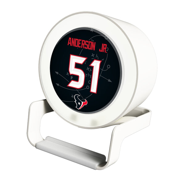 Will Anderson Jr. Houston Texans 51 Ready Night Light Charger and Bluetooth Speaker