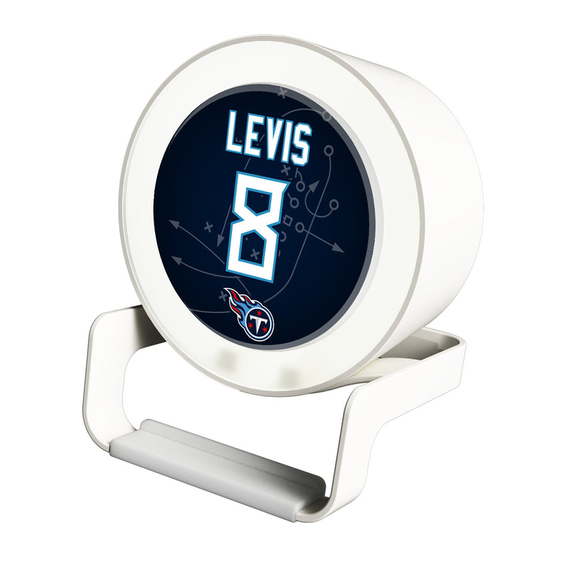 Will Levis Tennessee Titans 8 Ready Night Light Charger and Bluetooth Speaker