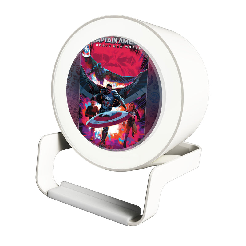 Marvel Avengers Sam Wilson Captain America Cover Art Night Light Charger and Bluetooth Speaker