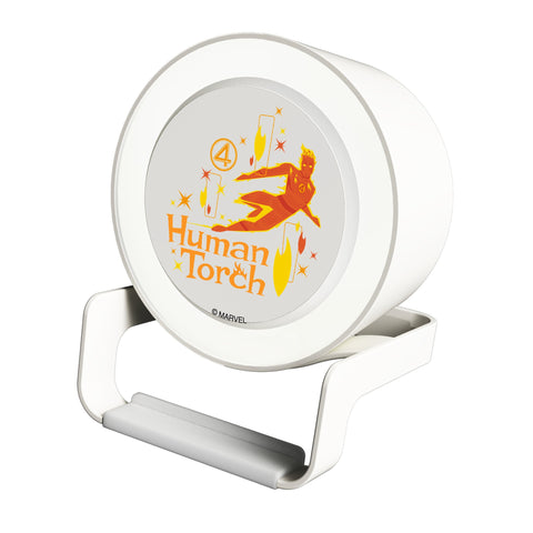 Marvel Human Torch Badge Night Light Charger and Bluetooth Speaker - Thumbnail 2