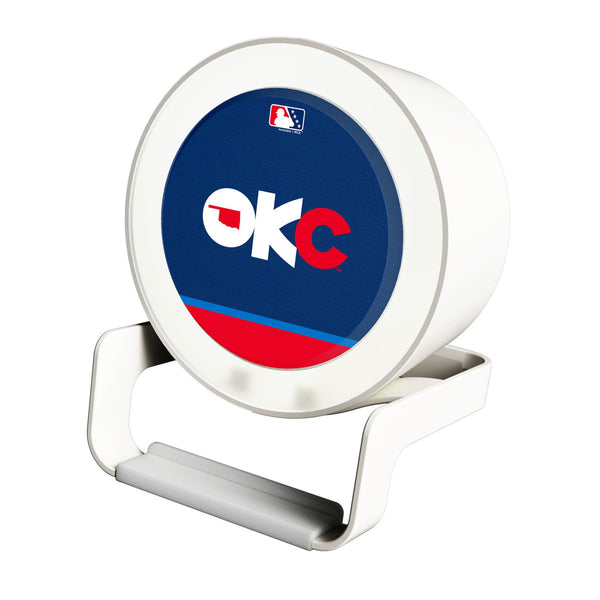 Oklahoma City Baseball Club Endzone Solid Night Light Charger and Bluetooth Speaker
