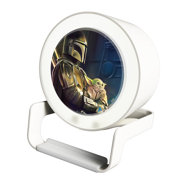 Star Wars: The Mandalorian Din Djarin Portrait Night Light Charger and Bluetooth Speaker