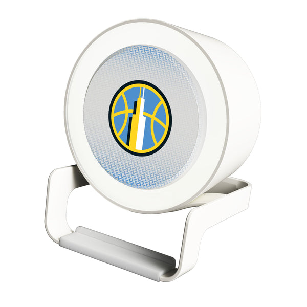 Chicago Sky Linen Night Light Charger and Bluetooth Speaker