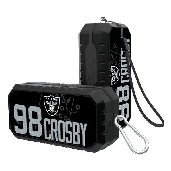Maxx Crosby Las Vegas Raiders 98 Ready Bluetooth Speaker