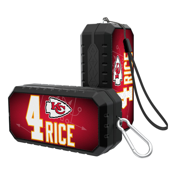Rashee Rice Kansas City Chiefs 4 Ready Bluetooth Speaker