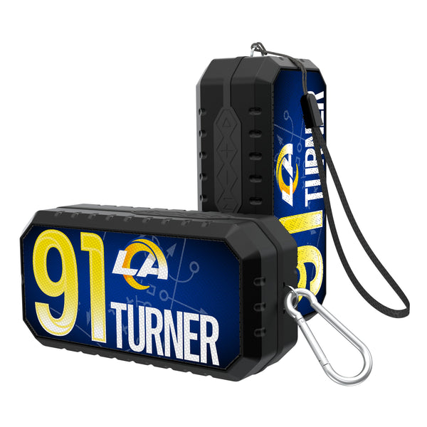 Kobie Turner Los Angeles Rams 91 Ready Bluetooth Speaker